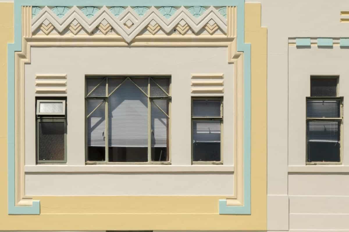 Art Deco architecture in Napier, North Island, New Zealand