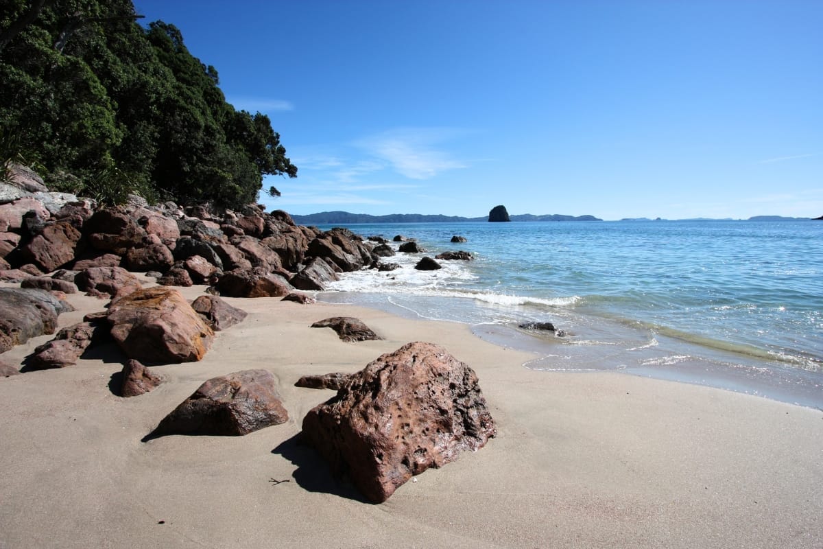 Coromandel Peninsula white sandy beaches