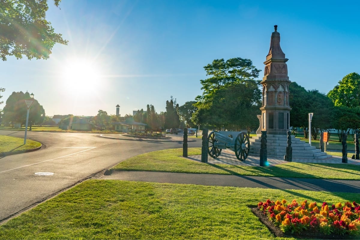 Government Gardens in Rotorua, North Island, New Zealand