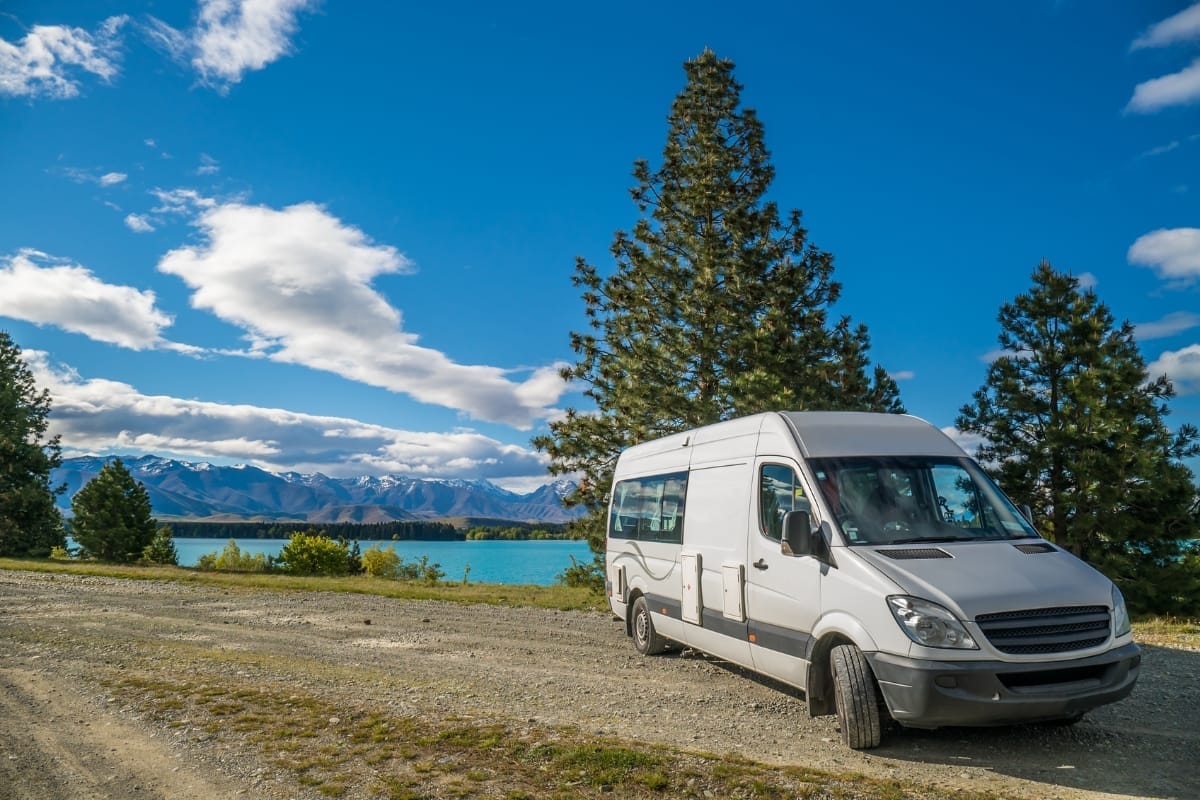 campervan in New Zealand