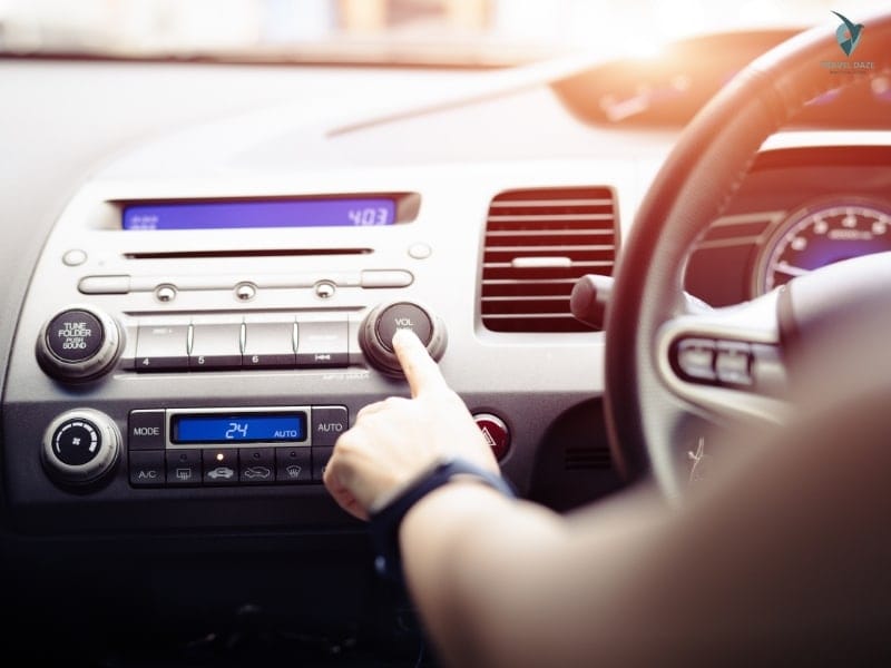 music in car