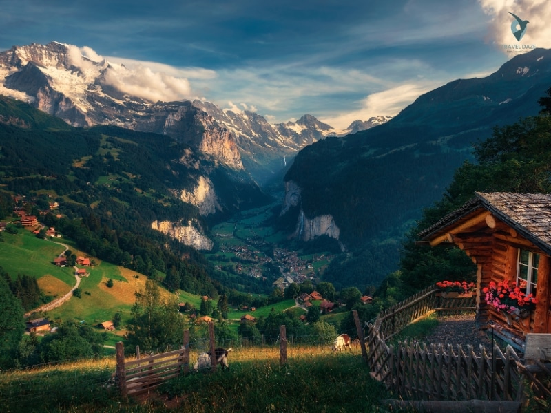 Villages in the Alps