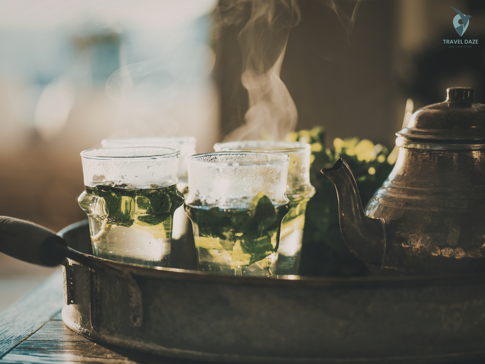 Traditional Moroccan sips and snacks when you crave mint tea over macchiatos