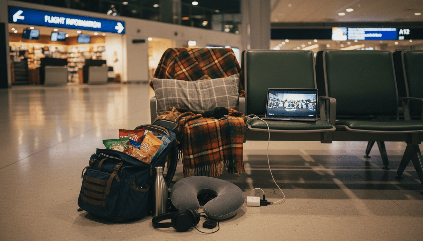 overnight airport survival tips