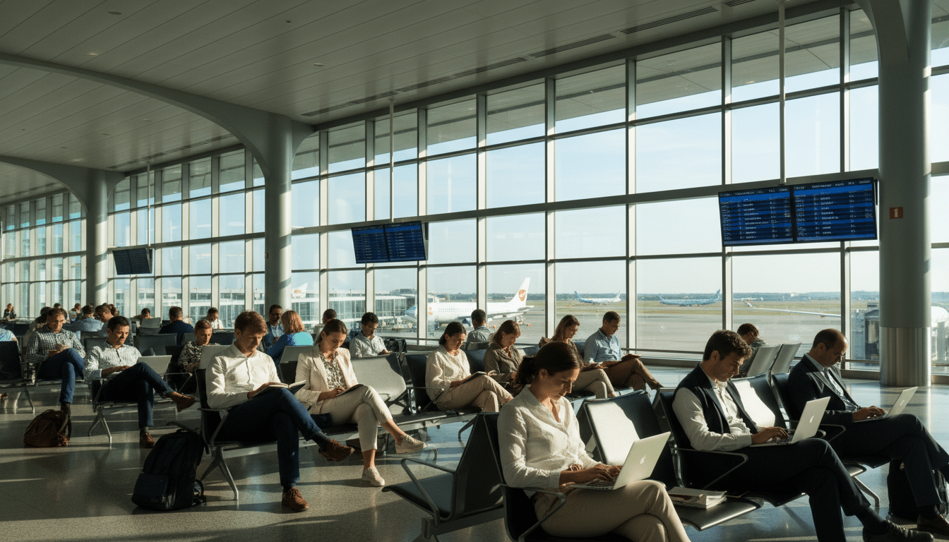 airport waiting time tips