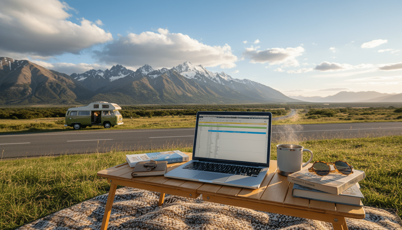 balancing travel and work