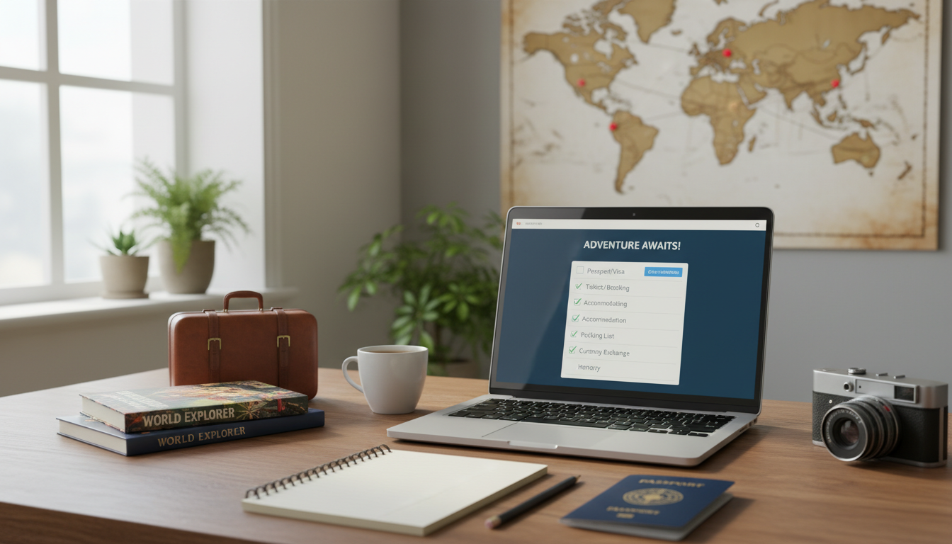 travel checklist before leaving