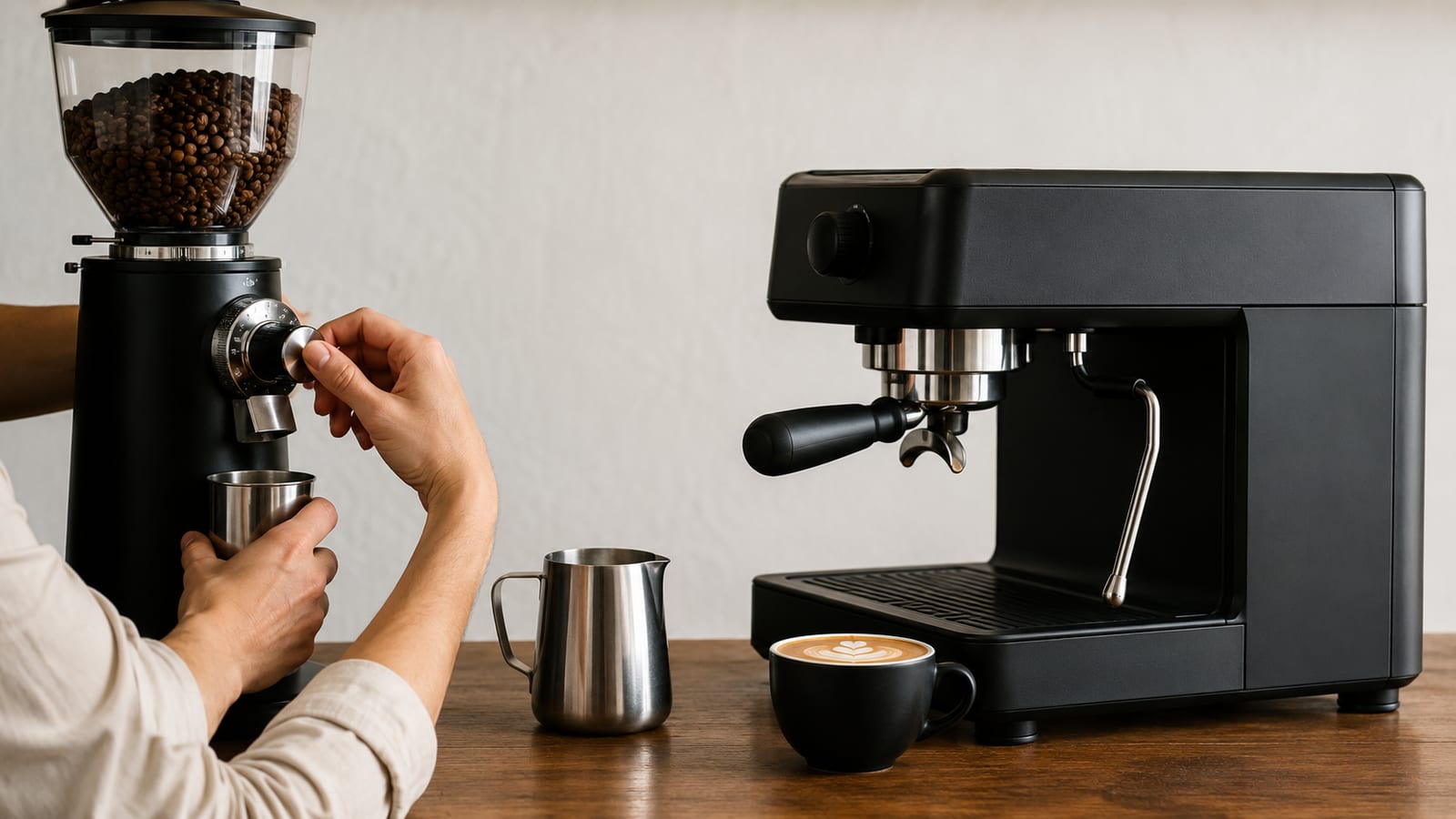 New Zealand’s Coffee Culture: A Local’s Guide to the World’s Best Brew, latte beside espresso equipment